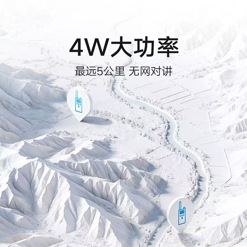 小米数字对讲机轻薄大功率远距离对讲高清彩屏长待机商用户外对讲高清大图