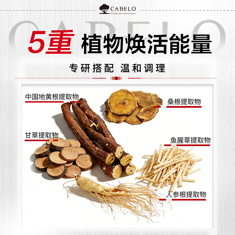 卡蓓诺(CABELO)防脱洗发水旅行装50ml*2支 日本原装进口高清大图