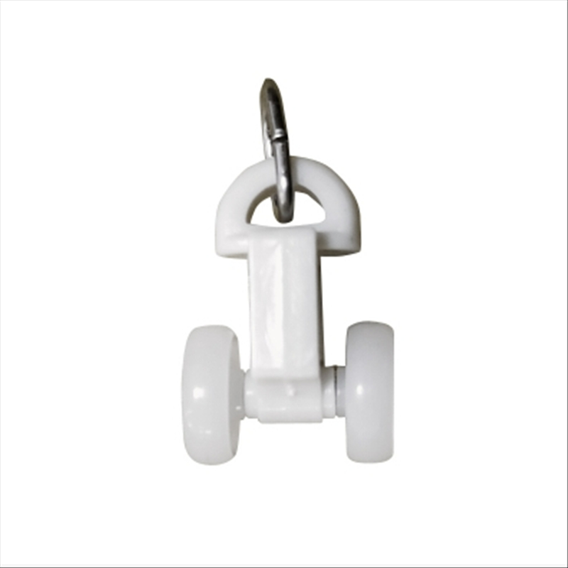 点时诚鑫窗帘滑轮方轮 总宽1.9CM*直径1.3CM*中宽6MM 1个高清大图