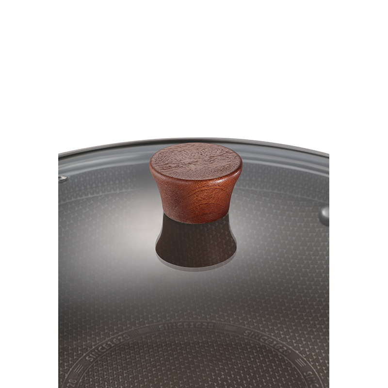 张小泉有钛304钢盾炒锅 -32cm C32560100高清大图