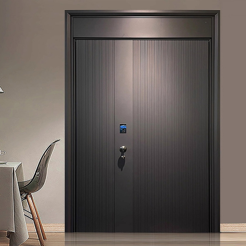 古达子母门入户门四开双开大门进户门室外盗门铸铝豪华别墅大门