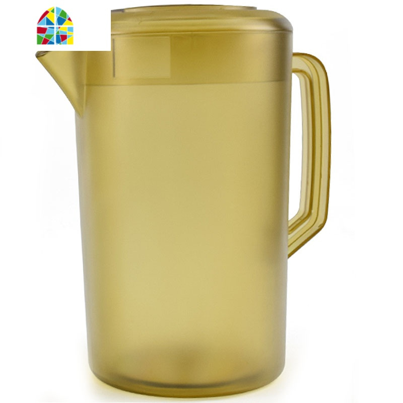 夏季凉水壶冷水壶塑料大容量耐热PC防暴泡茶壶果汁壶超大3升/5L FENGHOU 茶色2400ML烧水壶