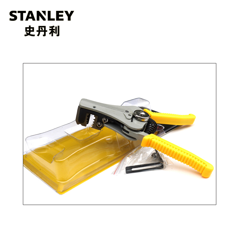 史丹利电子电工工具剥线钳84-318-23C自动剥线钳1-3.2mm
