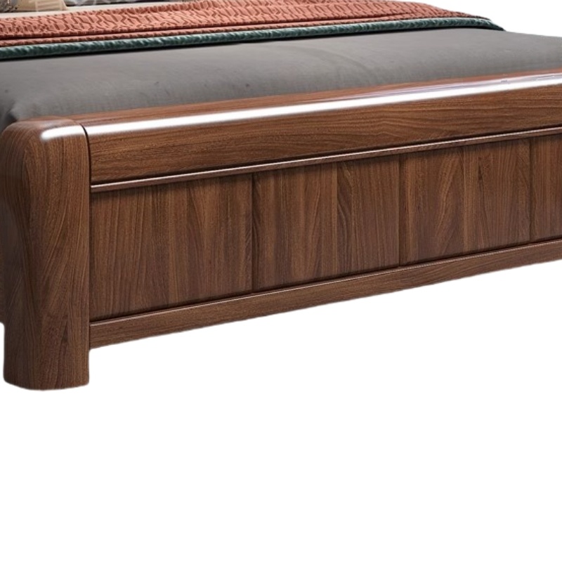 豫龙都床+乳胶床垫1.5米套高清大图