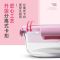 上班族玻璃饭盒微波炉加热专用保鲜分隔型便当学生带盖圆形碗套装 岩粉 中圆660毫升