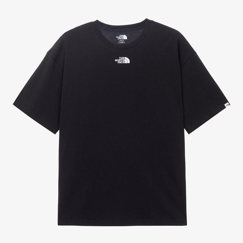THE NORTH FACE男士运动短袖T恤中心logo设计时尚透气舒适休闲款