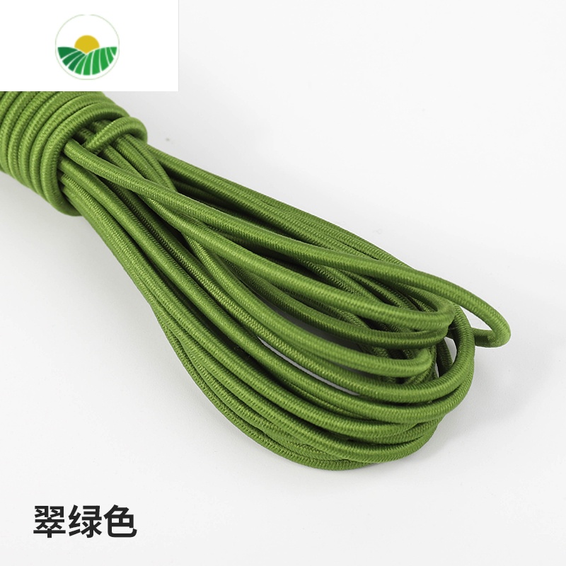 三维工匠家用松紧带圆形彩色高弹力橡皮筋细绳跳皮筋橡筋带耐用裤腰头