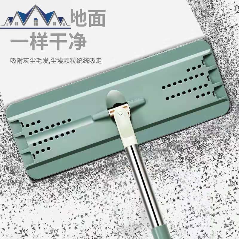 拖把免水洗干湿两用懒人拖地实木地板旋转吸水拖把家用一拖净 三维工匠图片