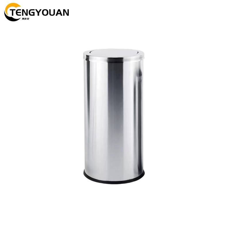 腾友安 不锈钢垃圾桶/380*730mm/个高清大图
