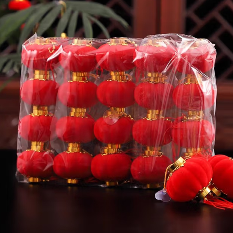 旺得福wangDEFu创意中国节日庆用品精致手工编织喜庆家居点缀品高清大图