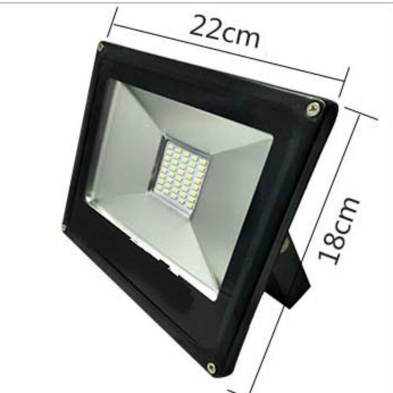 LED投光灯户外防水100W200瓦室外车间超亮大功率厂房投射灯泛光灯200W600珠铝壳高亮(暖光备注)