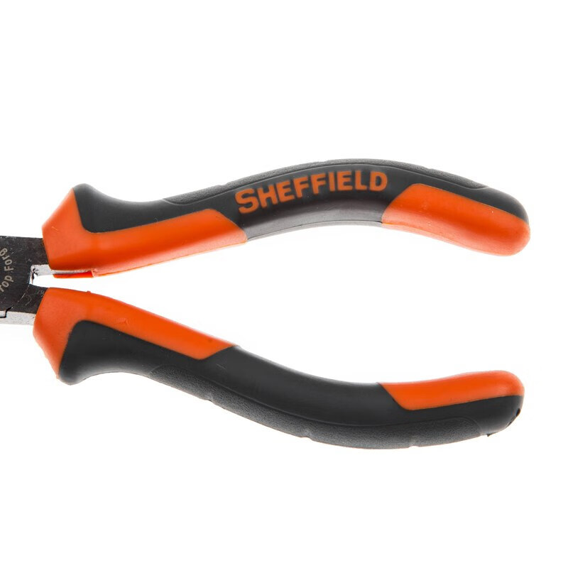 钢盾(SHEFFIELD) S045008 双色柄扁嘴钳6[家用]高清大图