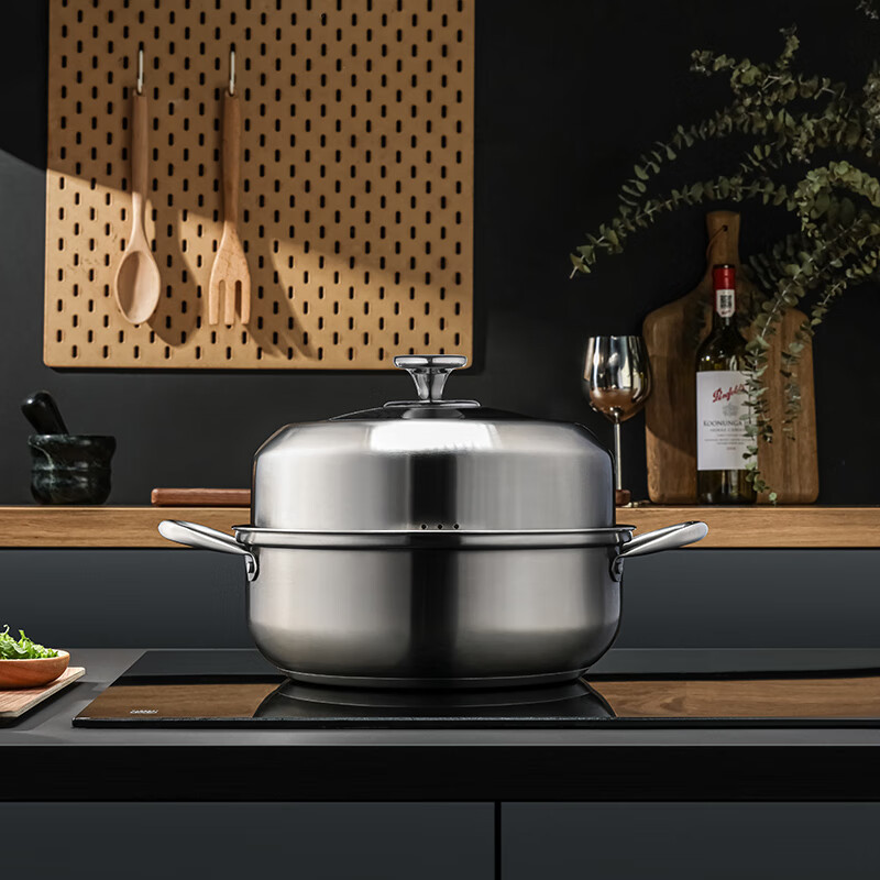 康巴赫(KOBACH)KBH-T26Z 臻味不锈钢蒸汤锅 28cm 304不锈钢材质(单位:口)高清大图