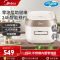 美的(Midea)电饭煲MB-HS451S电饭锅0涂层家用4升IH加热316L不锈钢内胆无涂层多功能智能煮饭锅