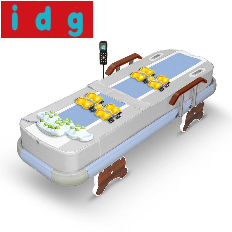 现代简约多功能温热床脊柱矫正玉石按摩床健康坊咏寿堂871视频