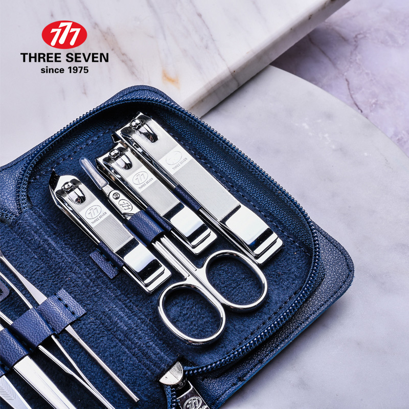 (THREE SEVEN777)指甲修护套装9件套TSM-721(蓝色、棕色)高清大图