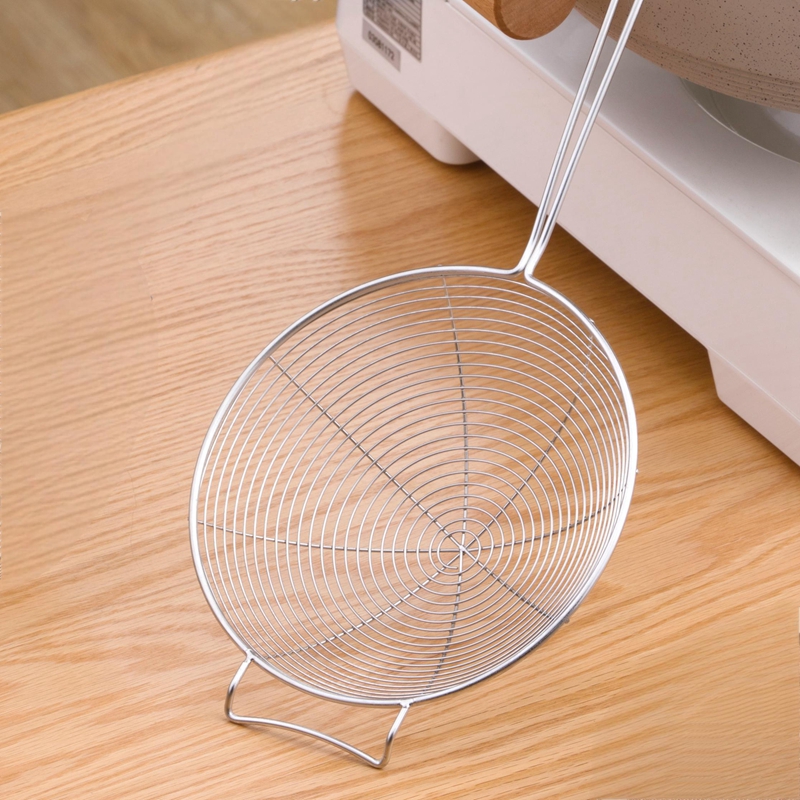 茶花甄享304不锈钢带钩线漏16 40.6*15.5cm/个高清大图