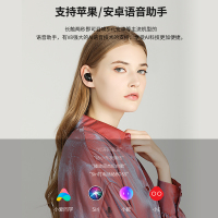 【美国W&P】tws真无线蓝牙耳机入耳式单双耳篮牙耳机降噪运动篮牙耳机跑步iphone苹果11安卓通用手机耳机蓝牙5.0