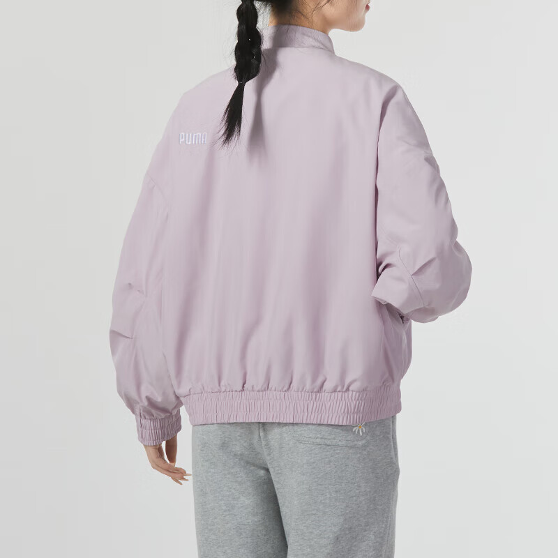 彪马(PUMA)女装新款夹克跑步训练上衣户外运动服休闲立领外套626021-60 ZP