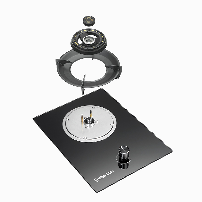 艾美特AZ60D燃气灶猛火5.2KW单灶厨房家用 天然气高清大图