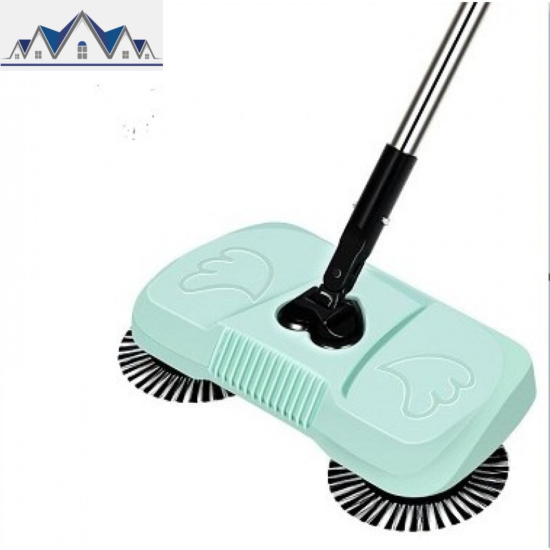 '手推式懒人扫把手动扫地机 家用扫地拖地一体机扫帚簸箕组合套装 三维工匠