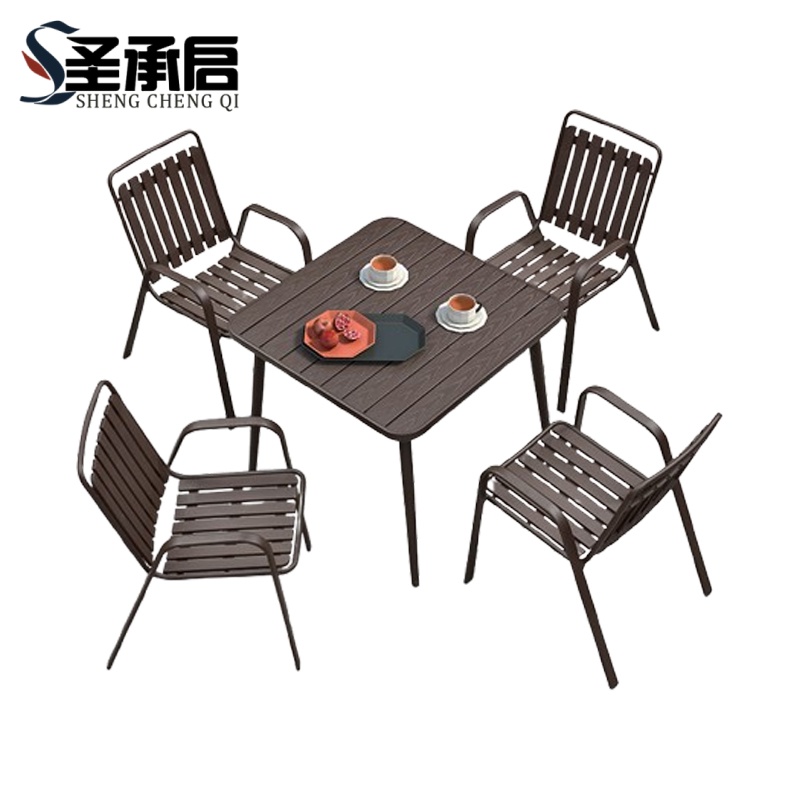 圣承启 桌椅 方桌+4椅 套