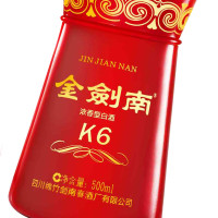 剑南春 金剑南K6 52度 500ml*6瓶 浓香型白酒 整箱装(新老包装随机发)