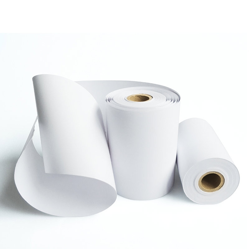 得力(deli) 热敏打印纸(80*50mm)刷卡机/超市收银机/热敏打印机 打印纸 小票纸 120卷/箱
