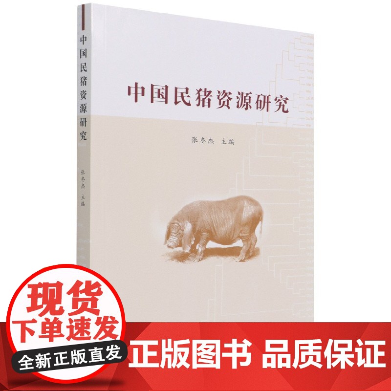 中国民猪资源研究 张冬杰 编 9787511652300 中国农业科学技术出版社