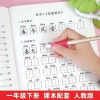 一年级下册看拼音写词语生字注音小学生练习生字册本字帖儿童 一年级下看拼音写词语
