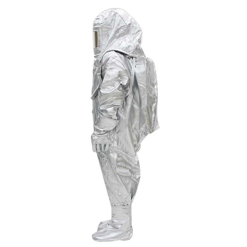 燕舞BD2TF4223105R2F连体式避火隔热服中号/大号(计价单位:套)银色