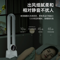 长虹无叶风扇家用落地扇立式摇头大风力节能卧室遥控直流电风扇