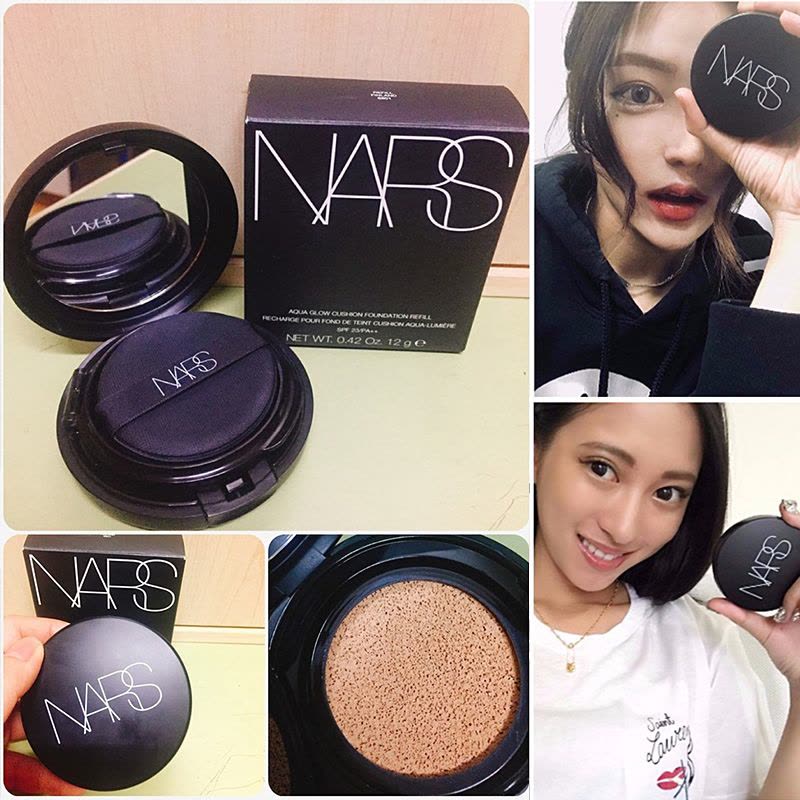 纳斯(NARS)裸光奇肌气垫粉饼(粉盒+粉蕊)SPF23/PA++ #Finland/各种肤质/肤色系/湿粉遮瑕图片