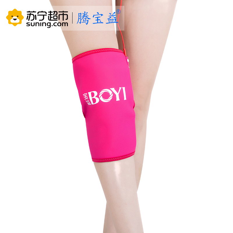 腾宝益USB电加热护膝防寒保暖 医疗级女膝盖关节炎老寒腿疼远红外理疗贴艾灸热敷膝盖理疗 电发热热敷理疗护具四季款玖红色