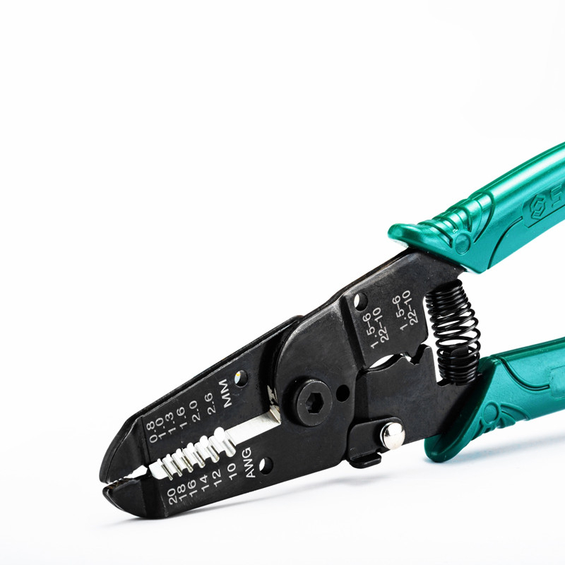 世达sata带刃口手动剥线钳6sa91201视频