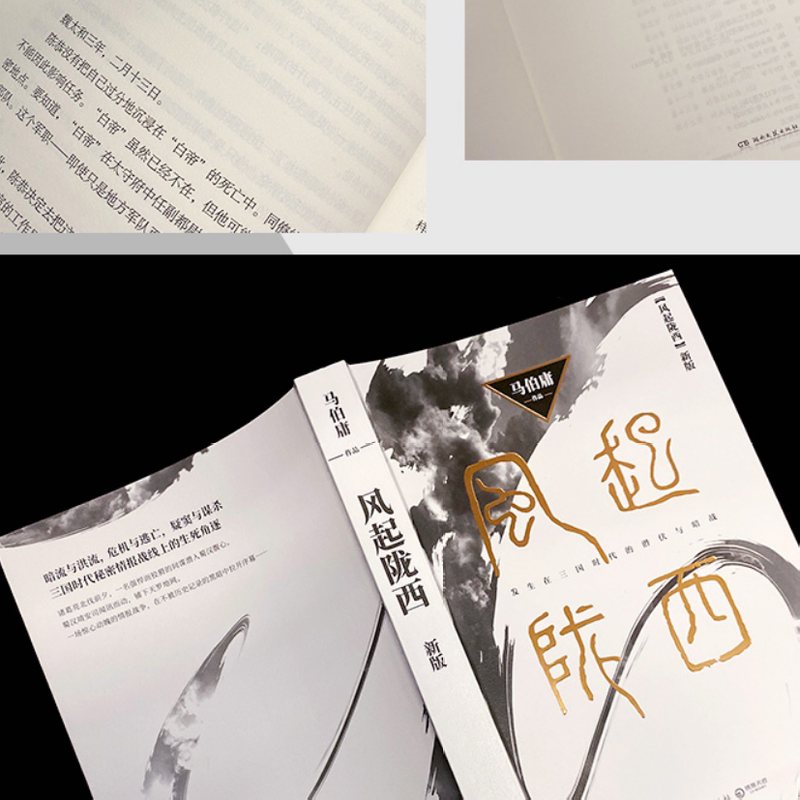 [正版]风起陇西新版马伯庸著 发生在三国时代的潜伏与暗战 9787540482855三国时代秘密情报上的生死角逐湖南文高清大图