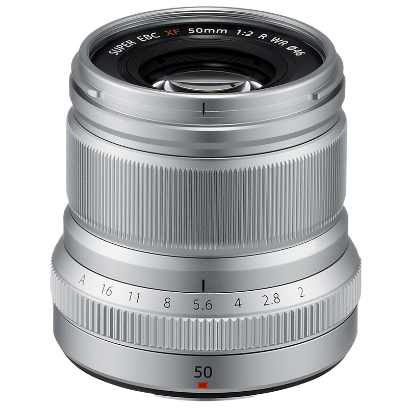 富士(FUJIFILM) XF50mmF2 R WR中长焦定焦镜头 银色 XF微单镜头 适用于XT30/XT3/XS10