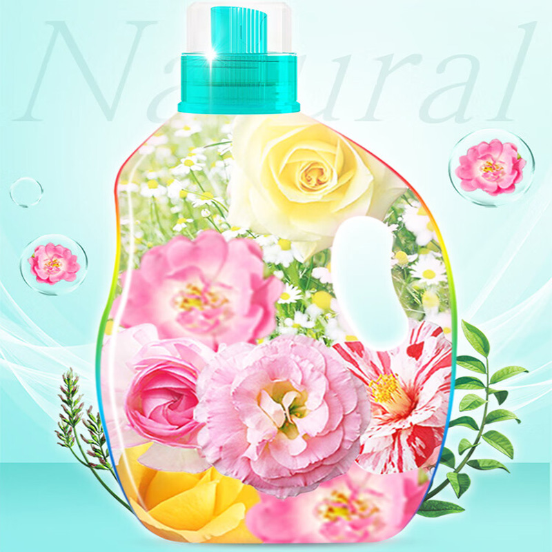 超能 花漾hyrh2kg柔护洗衣液 花悦蔷薇香 2kg*1瓶 去渍洁净留香 亲肤不伤手高清大图