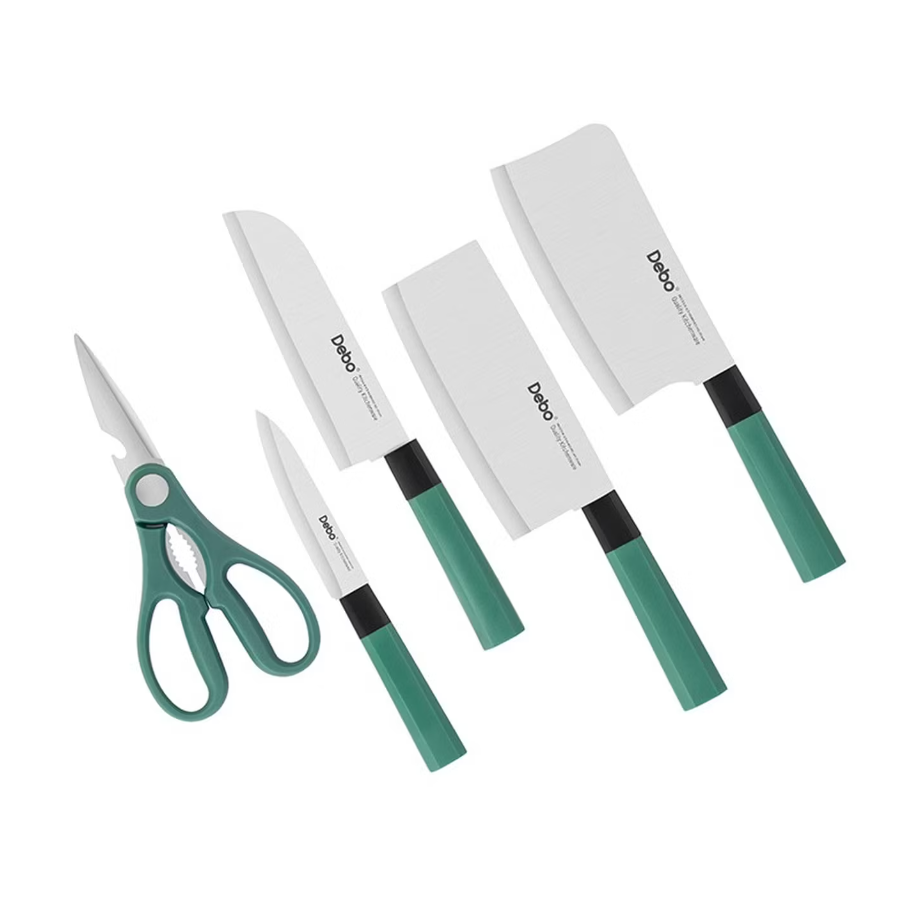 德铂Debo多功能厨房刀具家用6寸厨师刀锋利耐用德国工艺抗菌设计高清大图