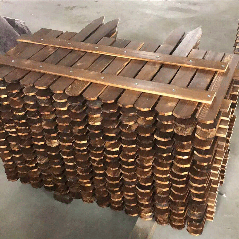 防腐木栅栏 100*30cm 板厚约13mm高清大图