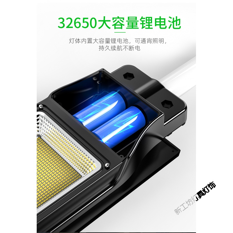 苏宁放心购 太阳能灯户外庭院灯家用新农村照明LED人体感应灯太黑自动亮路灯高清大图