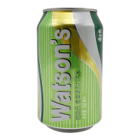 屈臣氏苏打水香草味苏打汽水330ml*24罐/箱