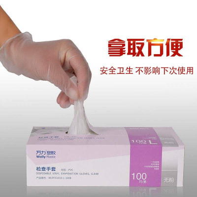 一次性塑胶检查手套 1盒