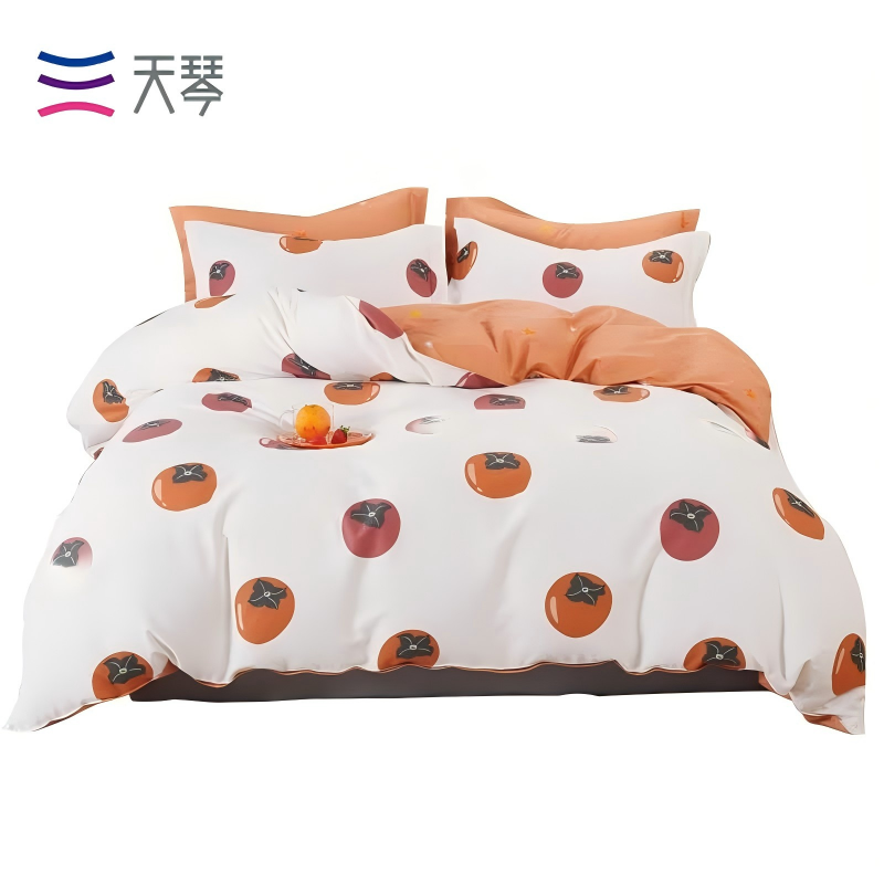 天琴柿柿如意-纯棉佳品套件TQ-T159床单245*250cm被罩200*230cm枕套48*74cm*2(单位:套)