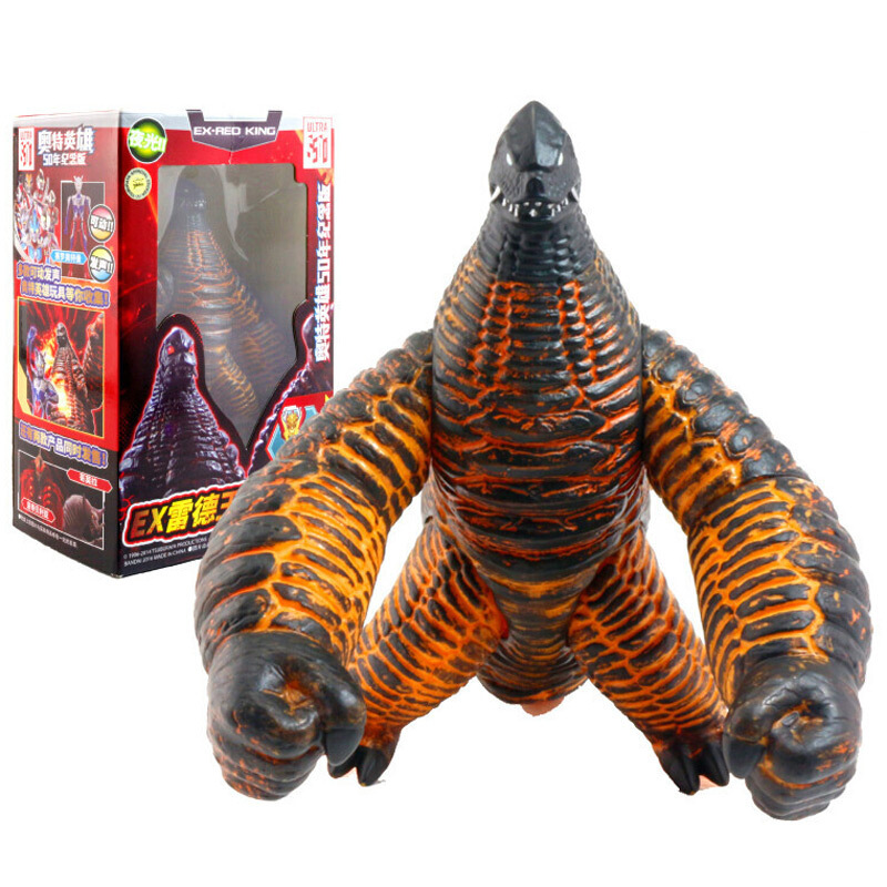 bandai奥特曼手办经典奥特怪兽系列人偶ex雷德王50年纪念版636251