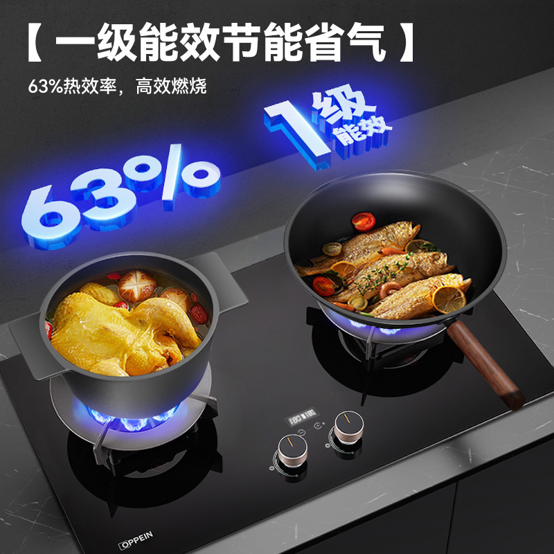 欧派液化气灶 大火力灶 QS89 液化气高清大图