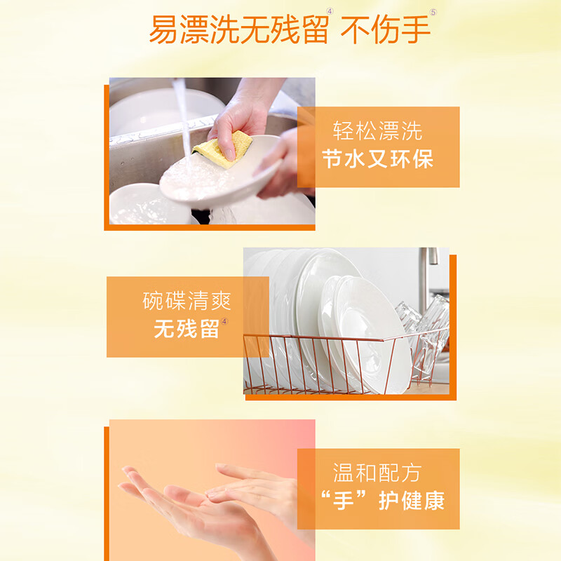 立白小苏打薄荷洗洁精1kg*2瓶去油渍果蔬去农残温和不伤手高清大图