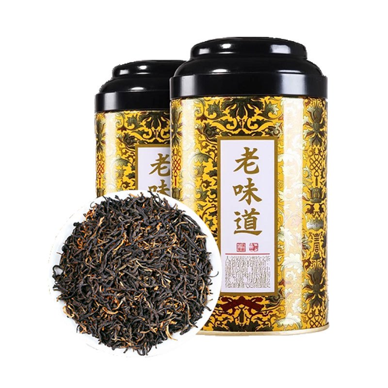 源御露浓香金骏眉小种红茶武夷金俊眉茶叶散装蜜香型老味道黄4罐装共400g[有泡杯]高清大图