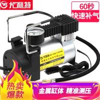 尤利特UNIT 车载充气泵便携式12V汽车用小轿车电动大功率打气筒打气泵胎测功能
