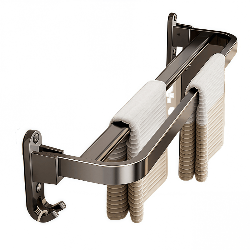 义尊折叠毛巾架60cm个高清大图